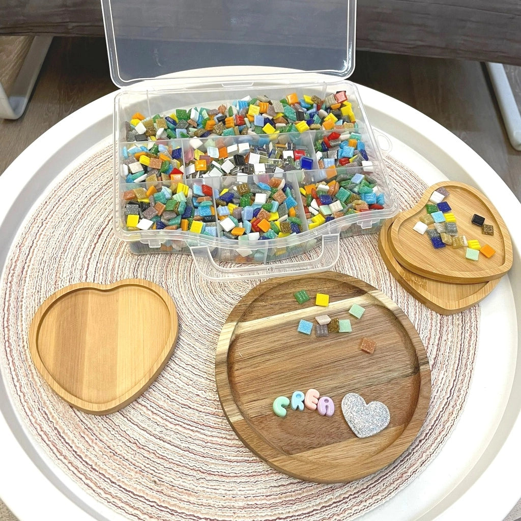 Atelier création de dessous de verre avec mosaïque, création DIY unique et original à romorantin lanthenay chez Créa cœur