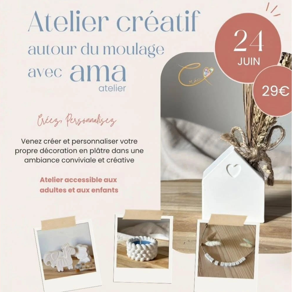 atelie créatif moulage plâtre créer et personnaliser sa décoration en plâtre