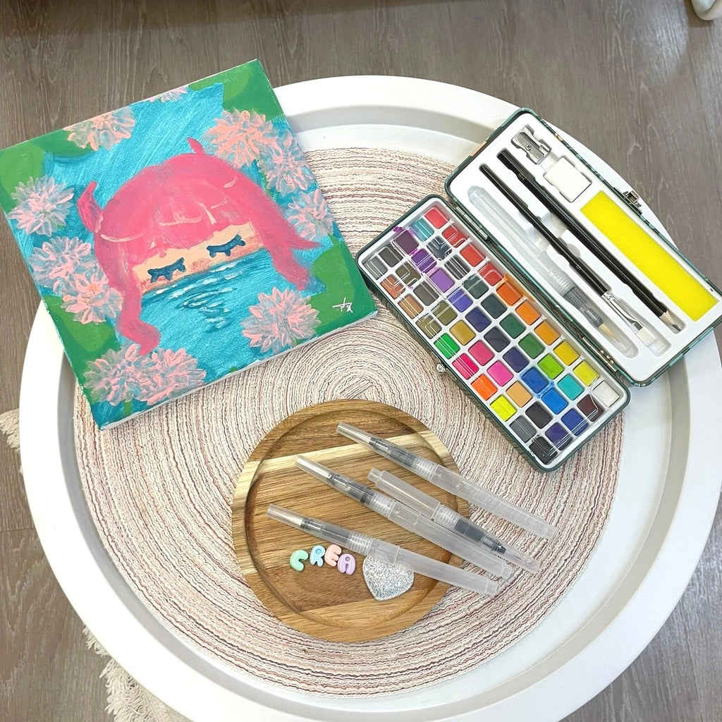 Présentation de l'atelier de peinture aquarelle disponible chez Créa Cœur à romorantin lanthenay