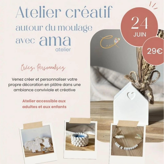 atelie créatif moulage plâtre créer et personnaliser sa décoration en plâtre