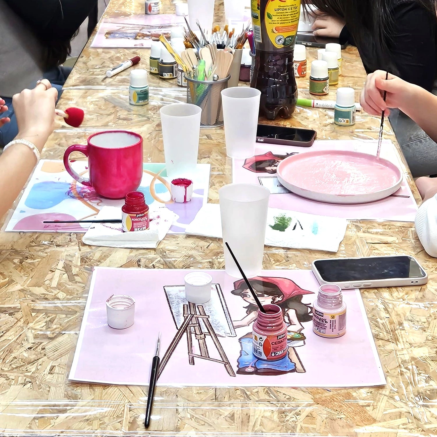 Atelier créatif et artistique aquarelle chez Créa Cœur à Romorantin-Lanthenay 