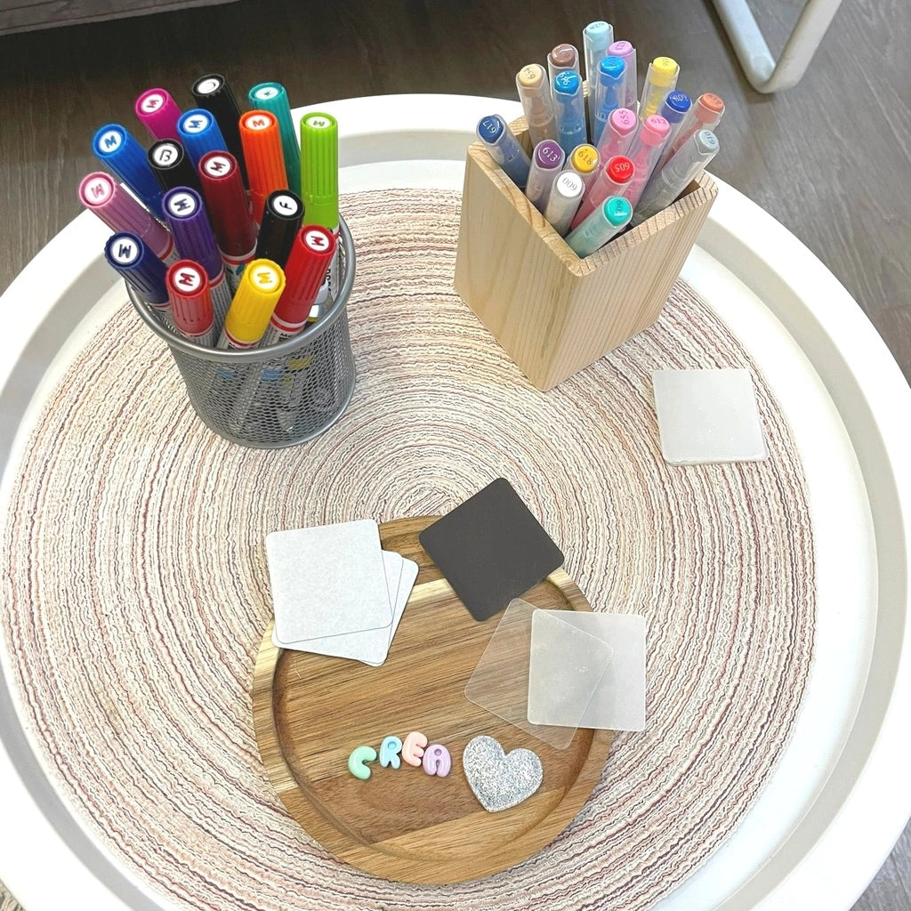 Présentation de l'atelier créatif badge et aimant personnalisé DIY chez Créa Cœur à Romorantin-Lanthenay 