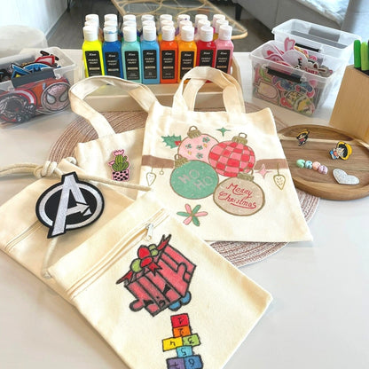 Atelier créatif personnalisation de sac et de Tote bag DIY avec feutres textiles à romorantin lanthenay chez Créa cœur 